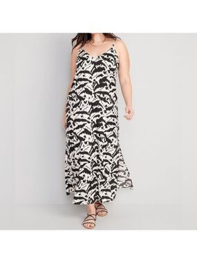 M • Old Navy • Tie-Back Maxi Slip Dress